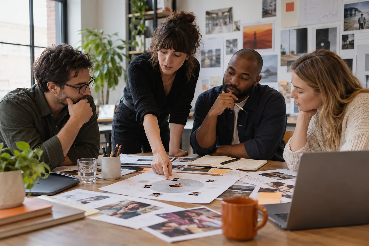 For B2B agencies: people working in a business setting