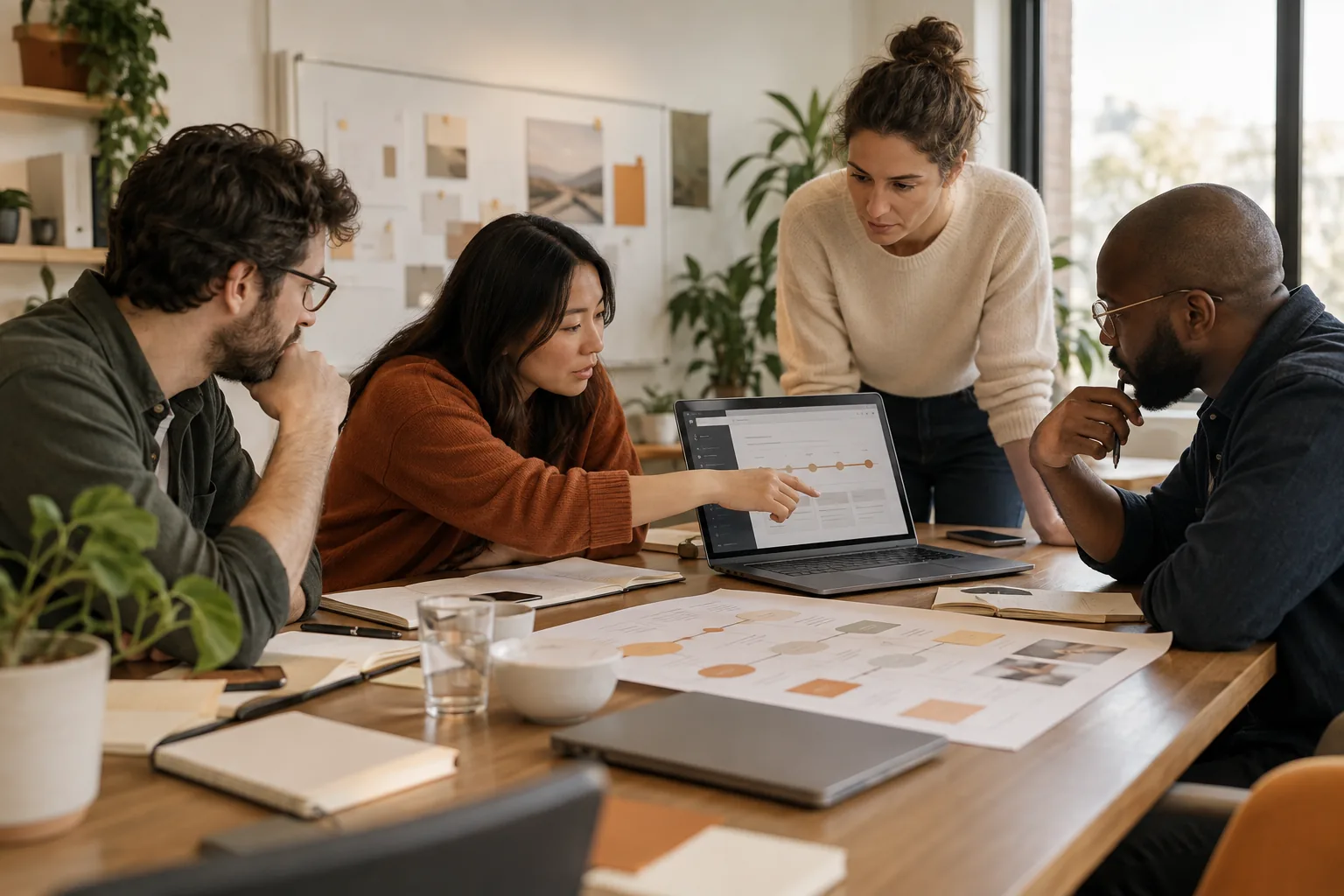For B2B software companies: people working in a business setting